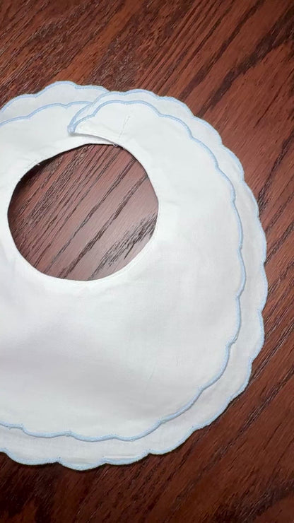 Scallop Edge Bib